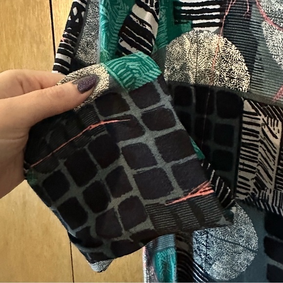 White Stuff Abstract Print Navy Maximalist Tunic Top Dress Size 8 - Picture 5 of 12